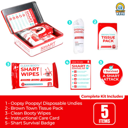 Original Shart Survival Kit Gag Gift